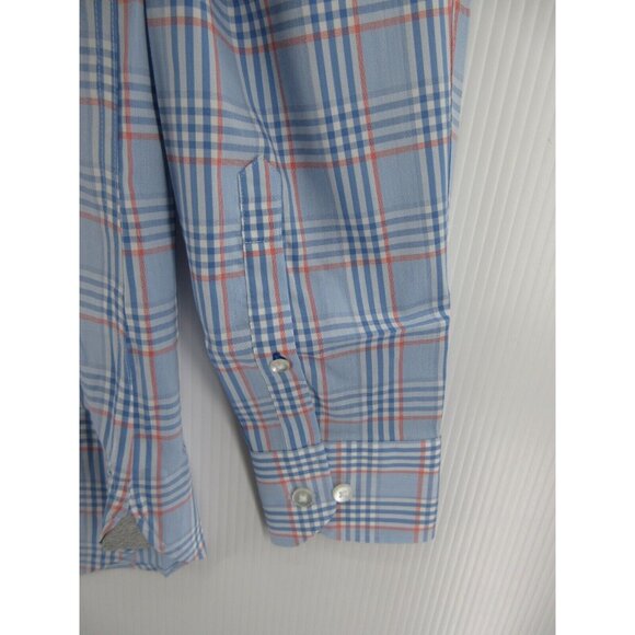 NEW Twillory Shirt 15 Button Up Performance Flip Cuff Plaid Commuter - Picture 3 of 13